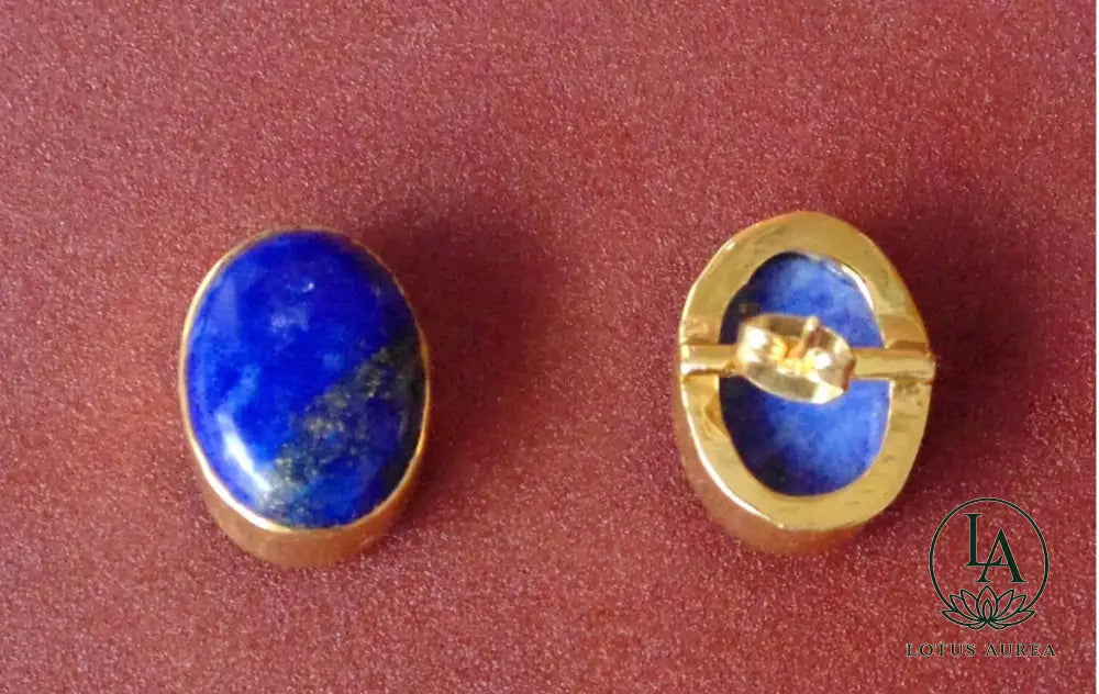 Lapis Lazuli Birthstone Earrings - Earrings