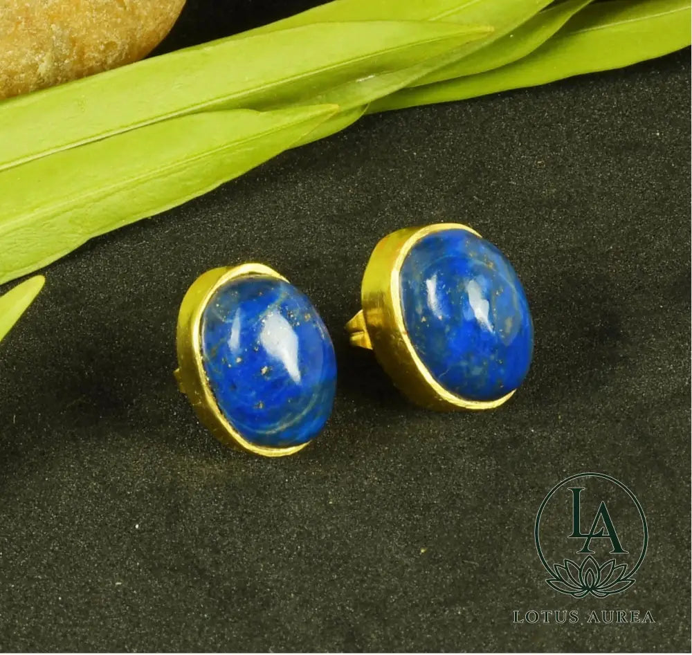 Lapis Lazuli Birthstone Earrings - Earrings